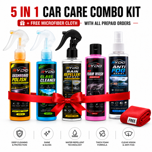 5 in 1 Car Care Combo Kit – Complete Interior & Exterior Protection